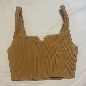 Artizia ribbed cropped tank